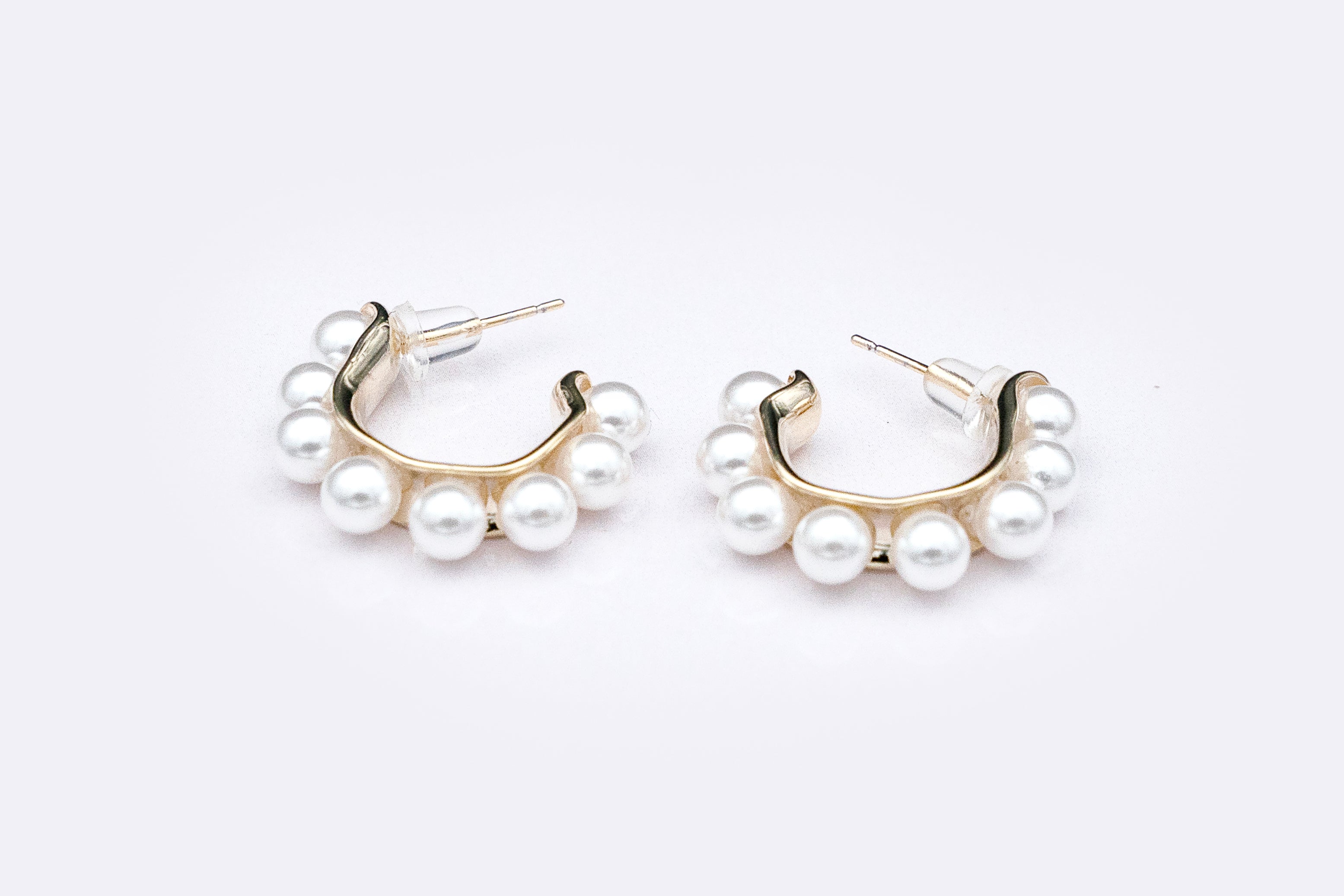 White Pearl Hoop