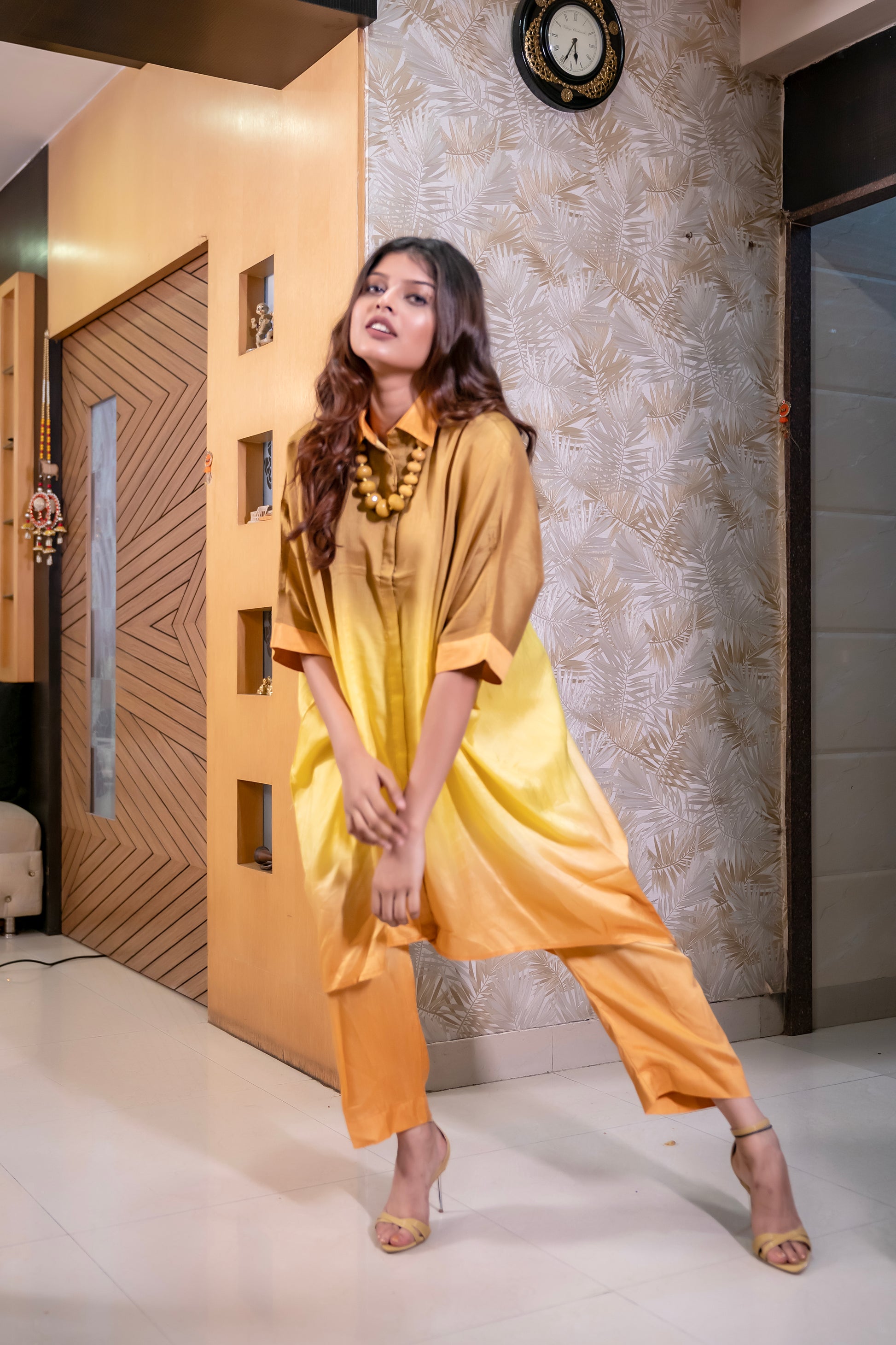 Yellow Ombre Neckpiece