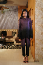 Purple and Black Ombre Co-ord
