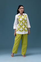 Lime Petal Statement Co-ord Set