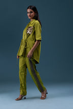Olive Luxe Utility Co-ord Set