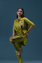 Olive Luxe Utility Co-ord Set