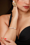 Hermes Statement Sleek Bracelet in Rose Gold (18K Gold Plated)