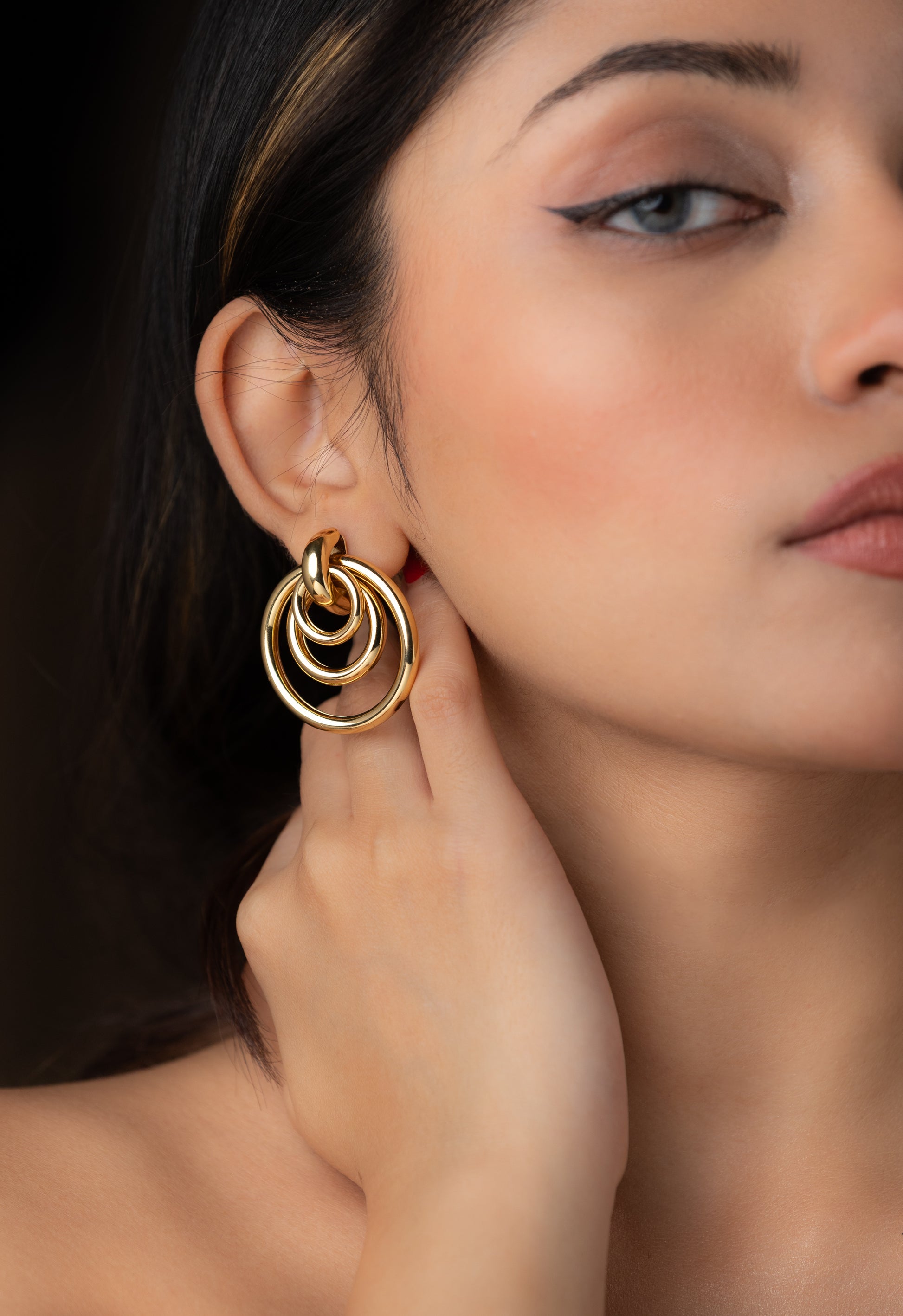 Swirly Dangler Earring