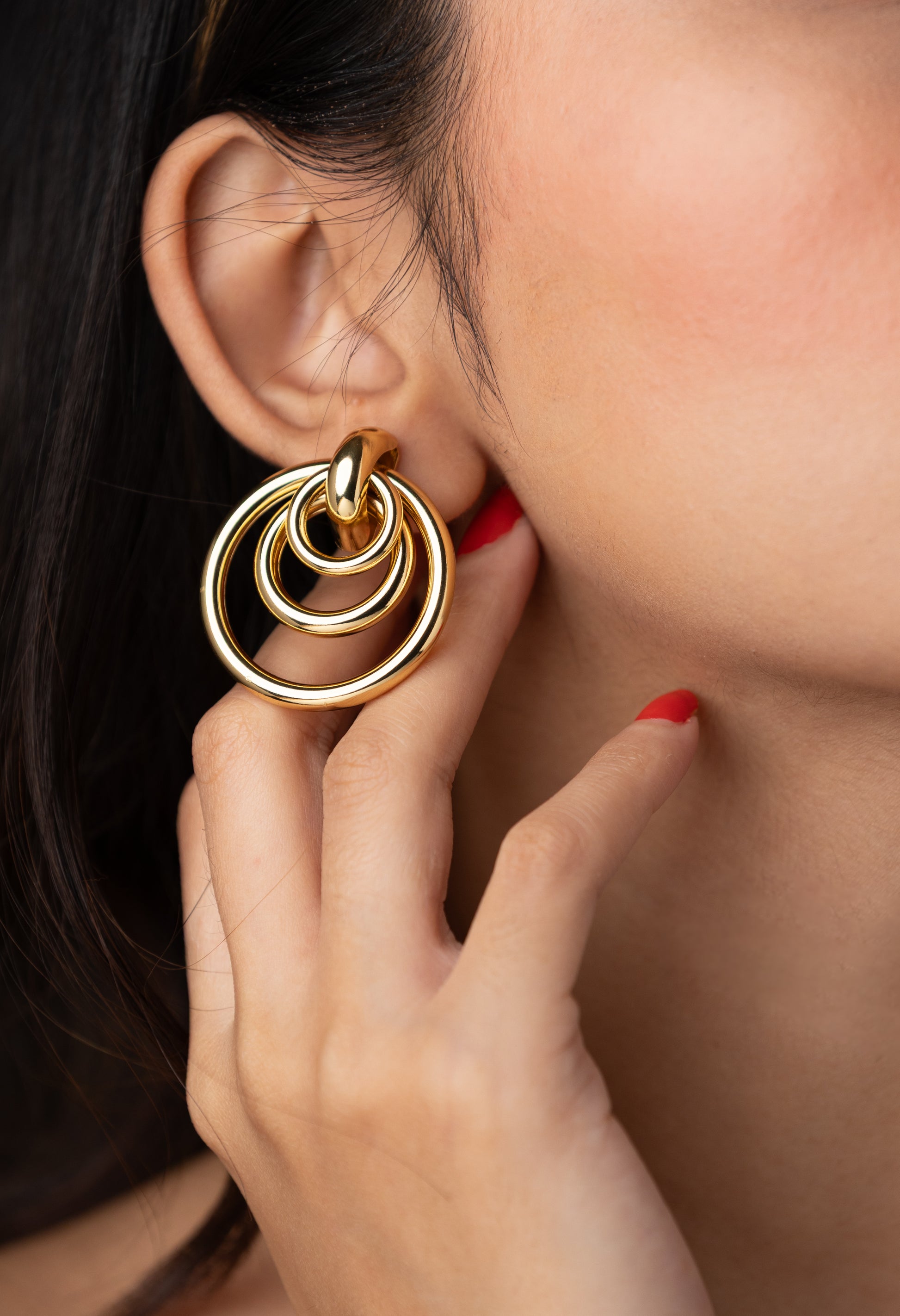Swirly Dangler Earring
