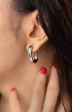 Semi U Hoop Earring