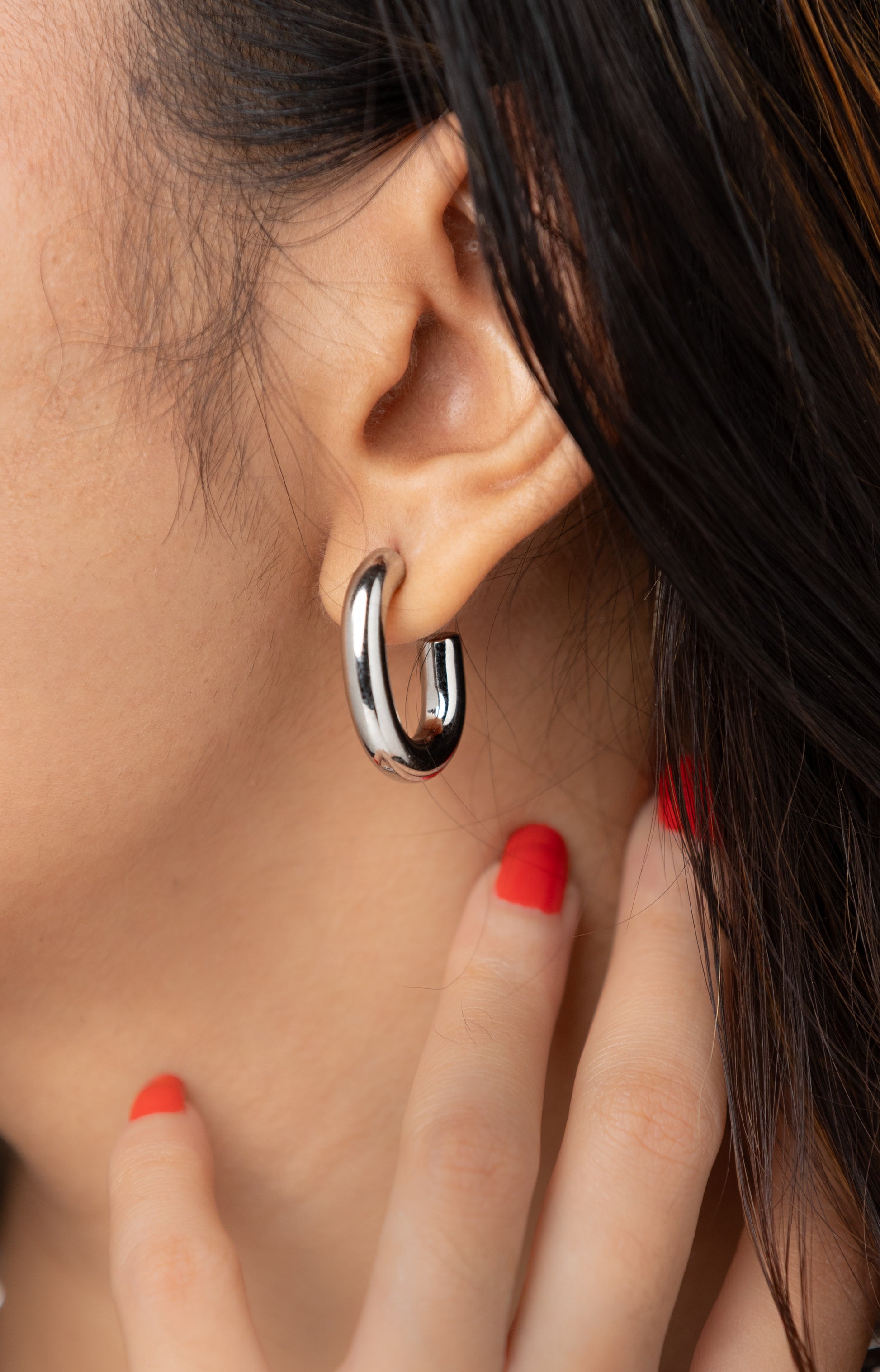 Semi U Hoop Earring