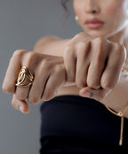 Orbit Luxe Sculpt Ring – Gold (18K Gold Plated)