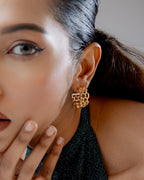 Aurelia Chain-Link Hoop Earrings