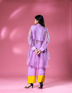 The OG Organza Co-ord with White Flower Patch