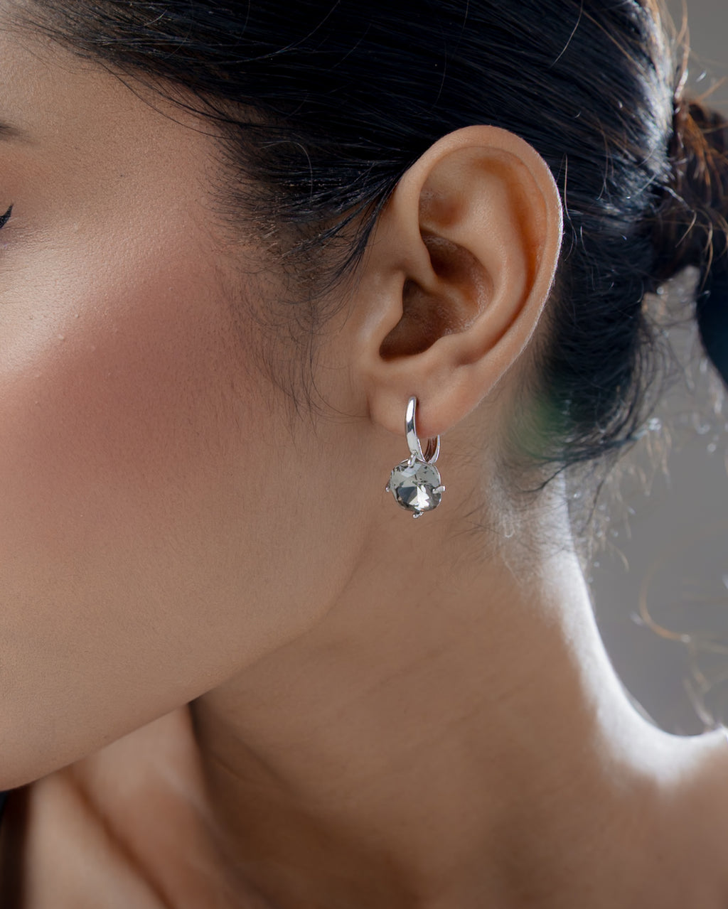 Celeste Crystal Drop Earrings (Gold Plated)