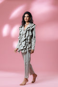 Sage Green Italian Cotton Ruffle Co-ord