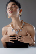 Amora Charm Statement Necklace