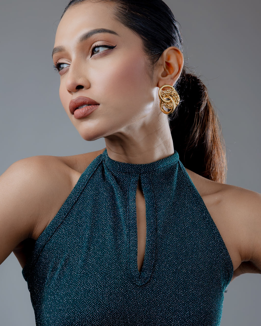 Aurelia Knot Statement Earrings