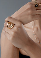 Orbit Luxe Sculpt Ring – Gold (18K Gold Plated)