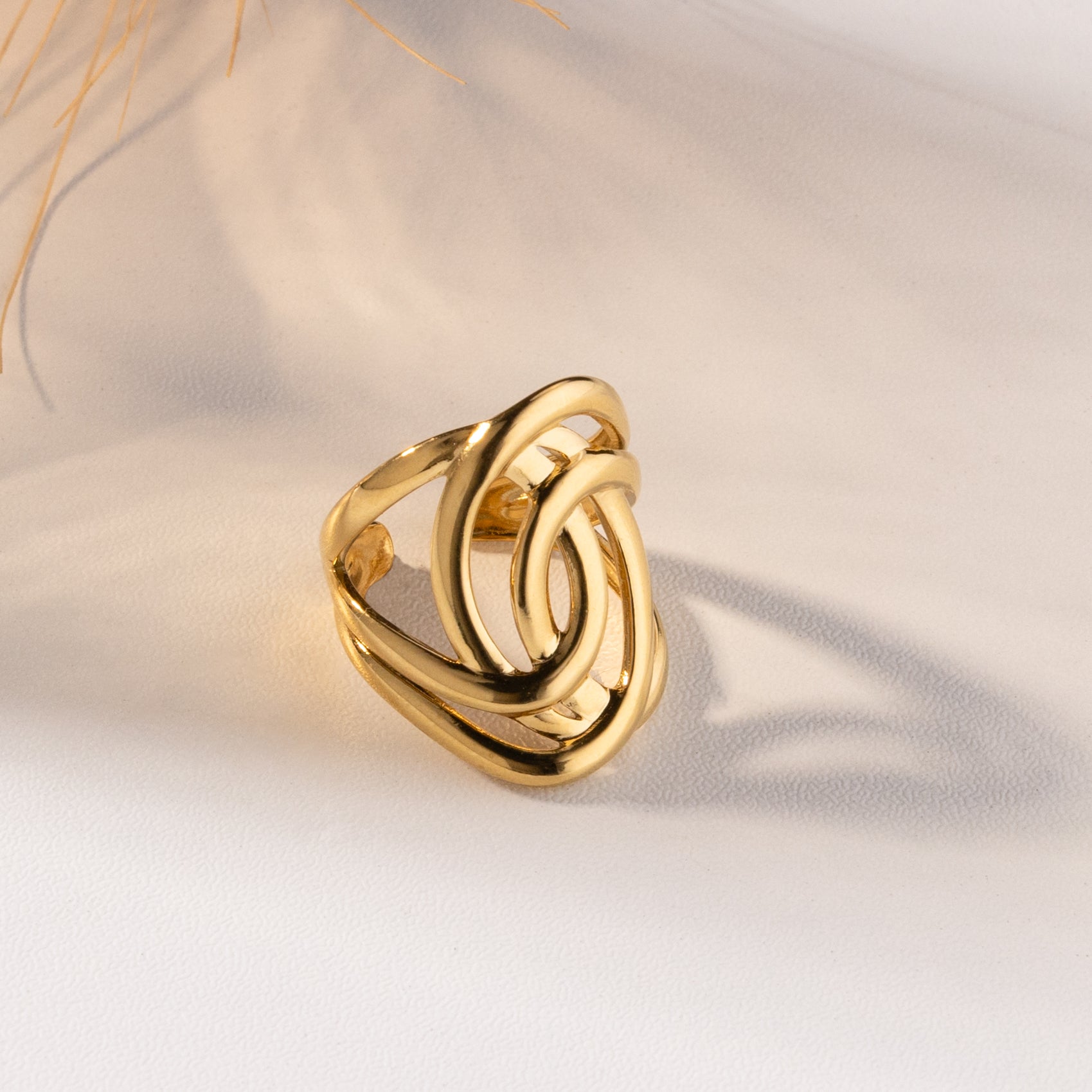 Orbit Luxe Sculpt Ring – Gold (18K Gold Plated)