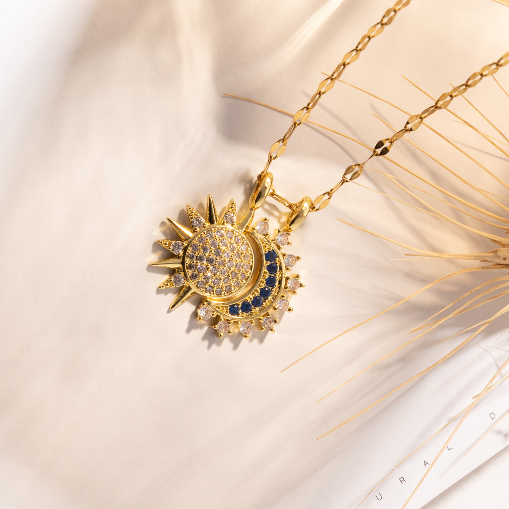 Soléa Sun & Moon Crystal Necklace