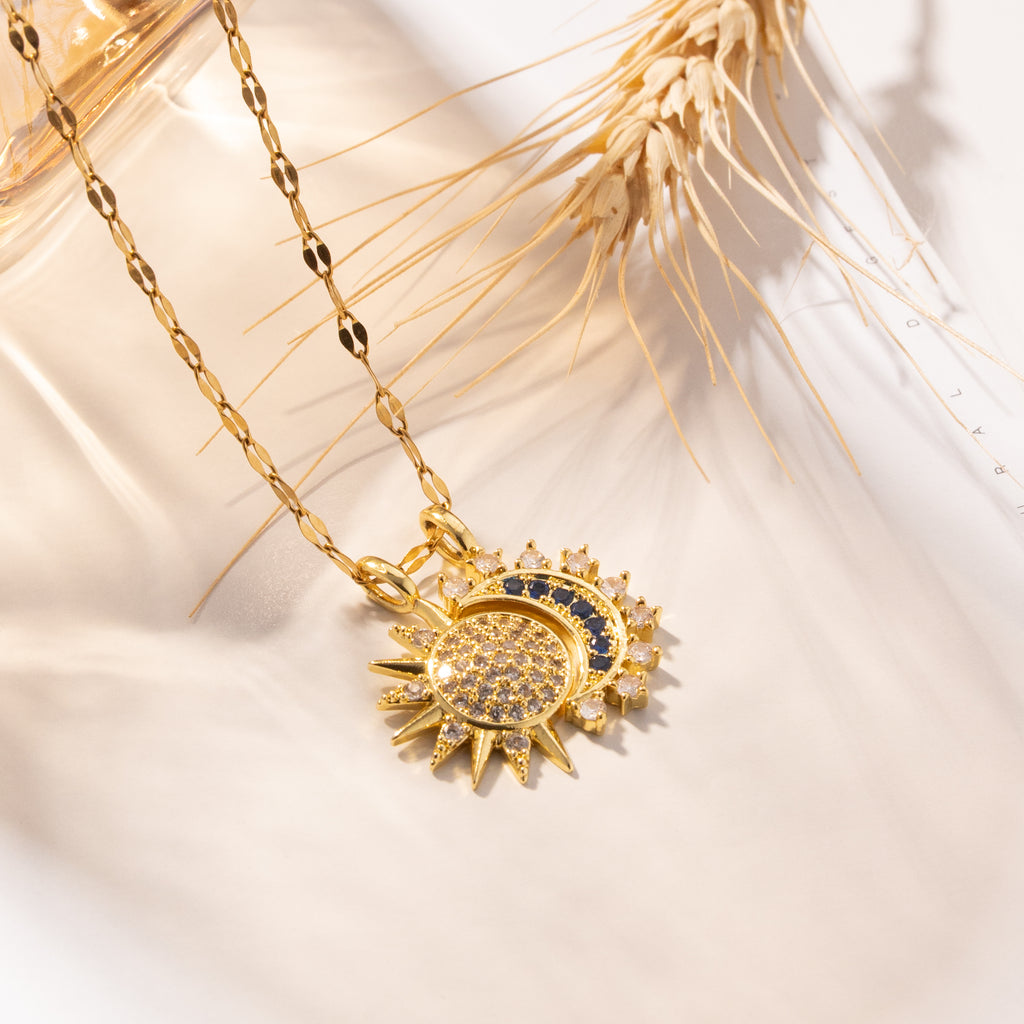 Soléa Sun & Moon Crystal Necklace