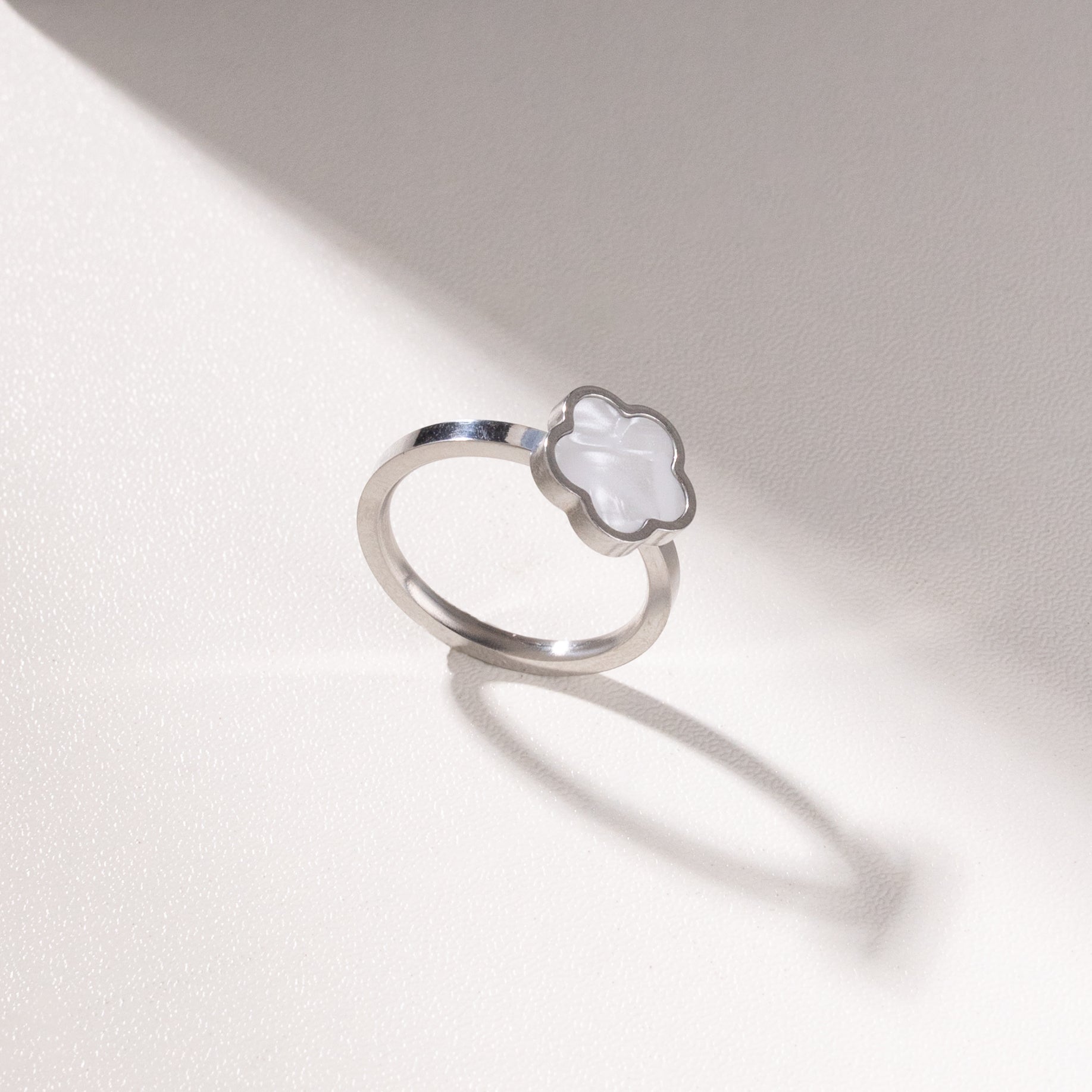 Ivory Bloom Ring (18K Gold Plated)
