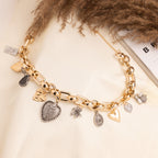 Amora Charm Statement Necklace