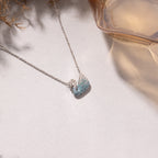 Azure Swan Crystal Necklace