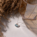 Azure Swan Crystal Necklace