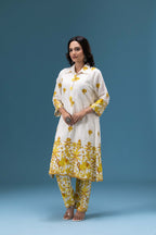 Gul Ivory Embroidered Co-ord Set