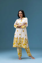 Gul Ivory Embroidered Co-ord Set