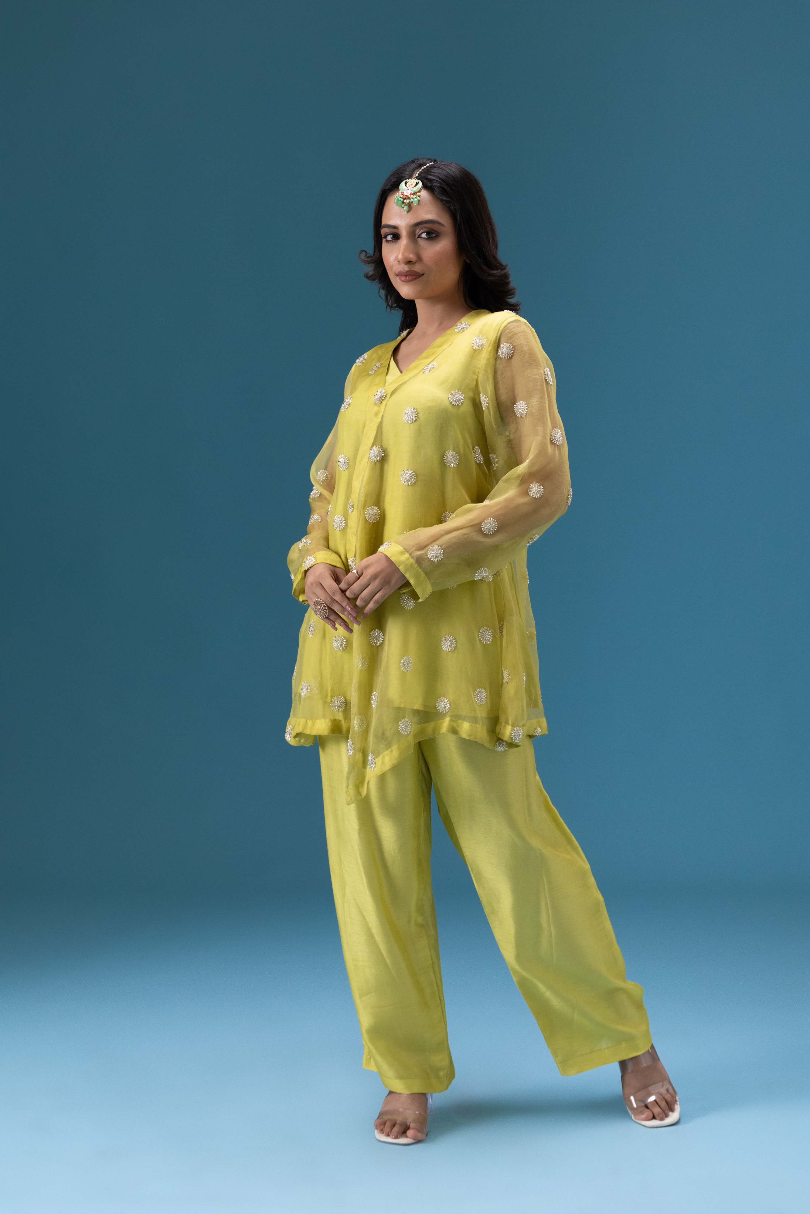 Sitara Lime Co-ord Set