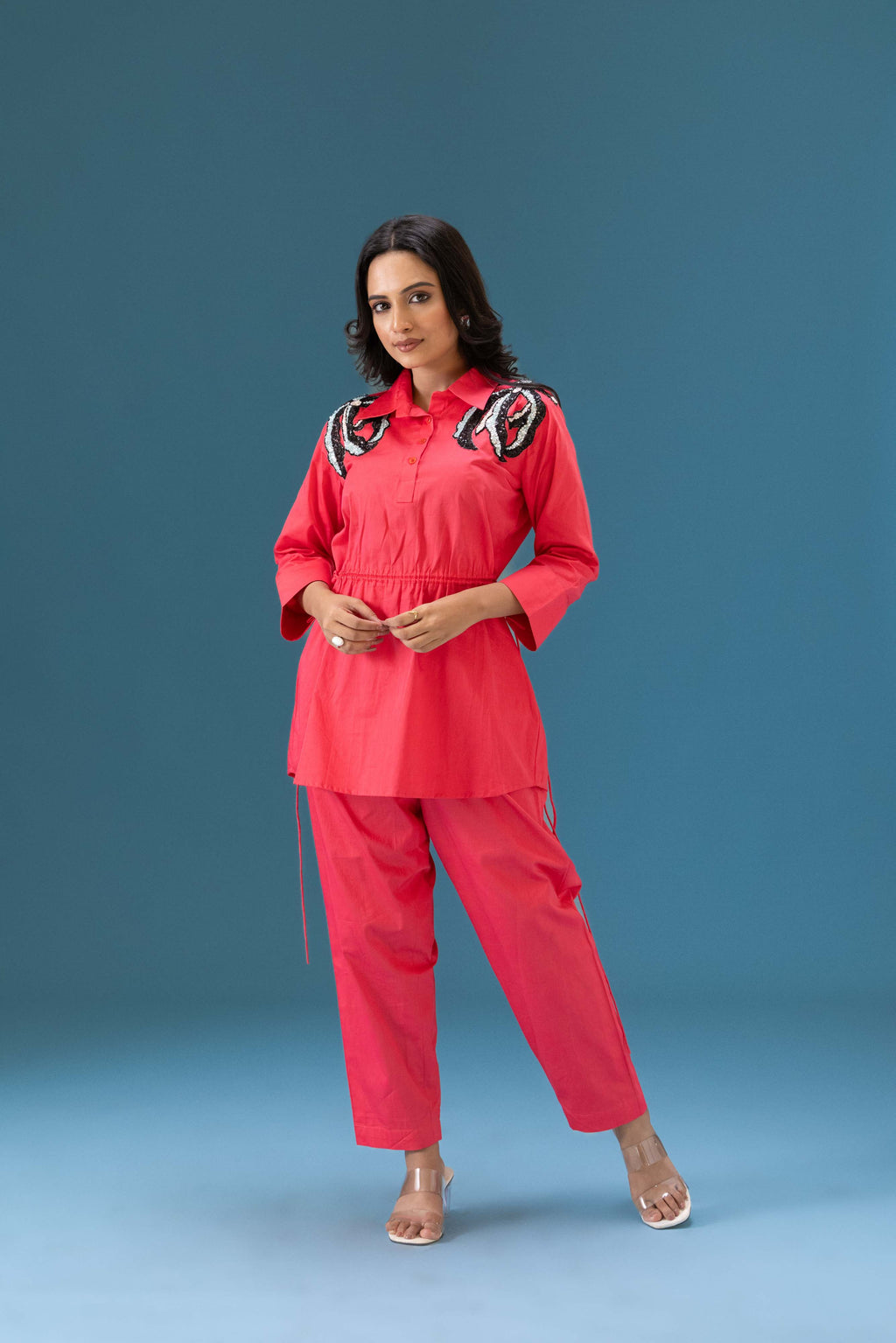 Algae Sequin Patch Co-ord Set