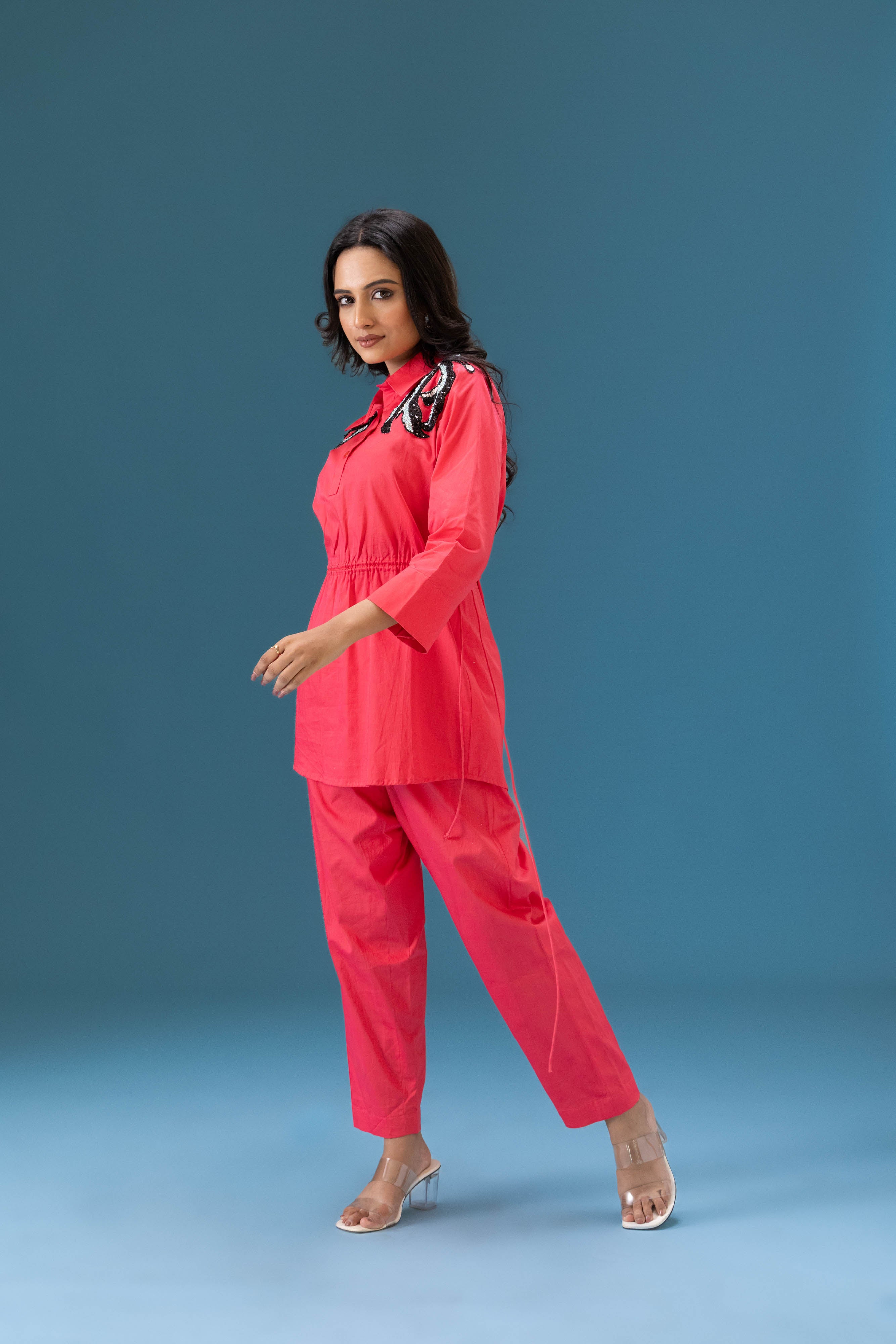 Algae Sequin Patch Co-ord Set