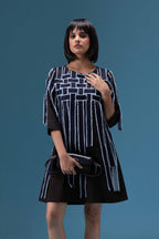 Black Fringe Detail Dress