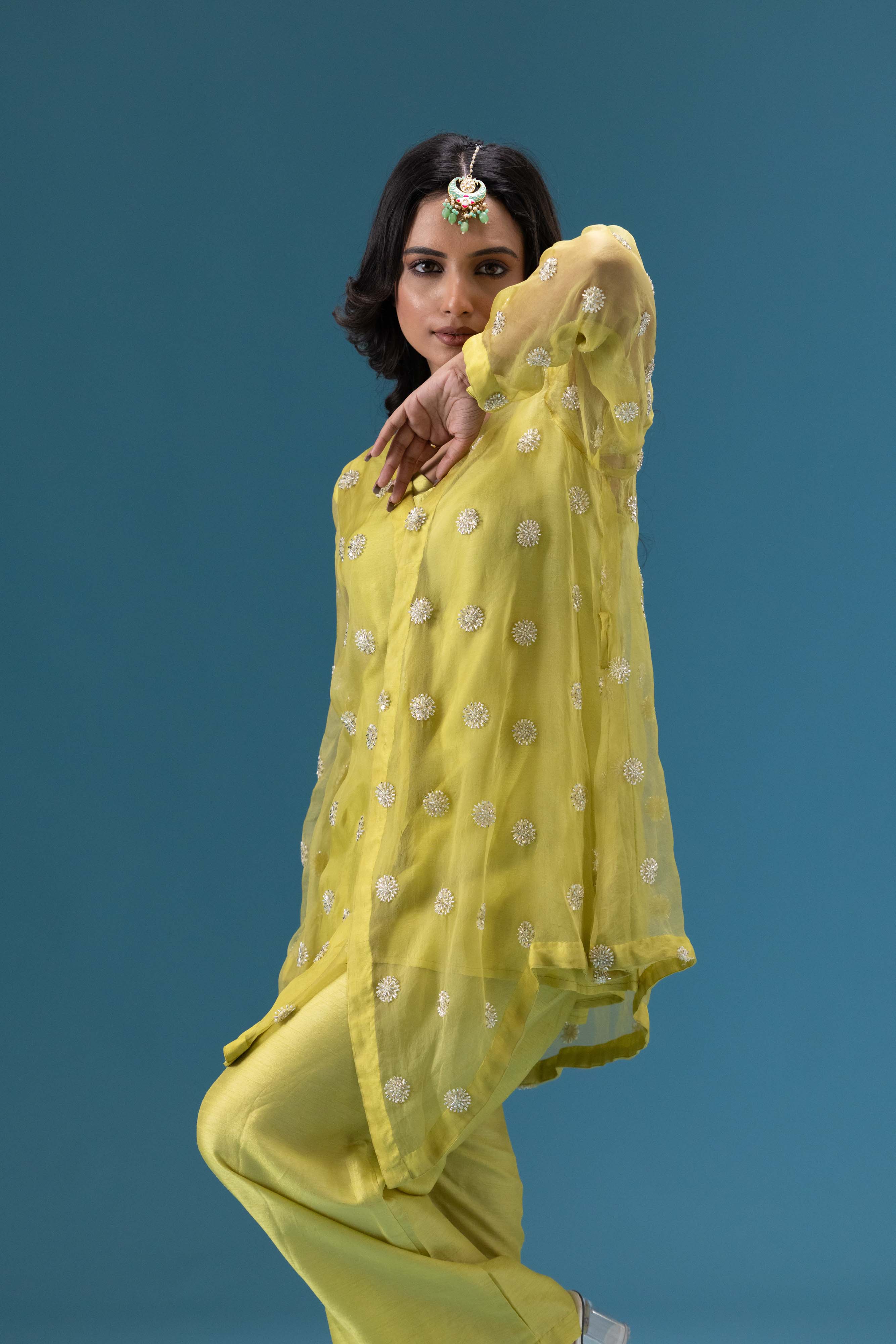 Sitara Lime Co-ord Set