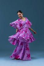 Rangrez Lilac Tie-Dye Set
