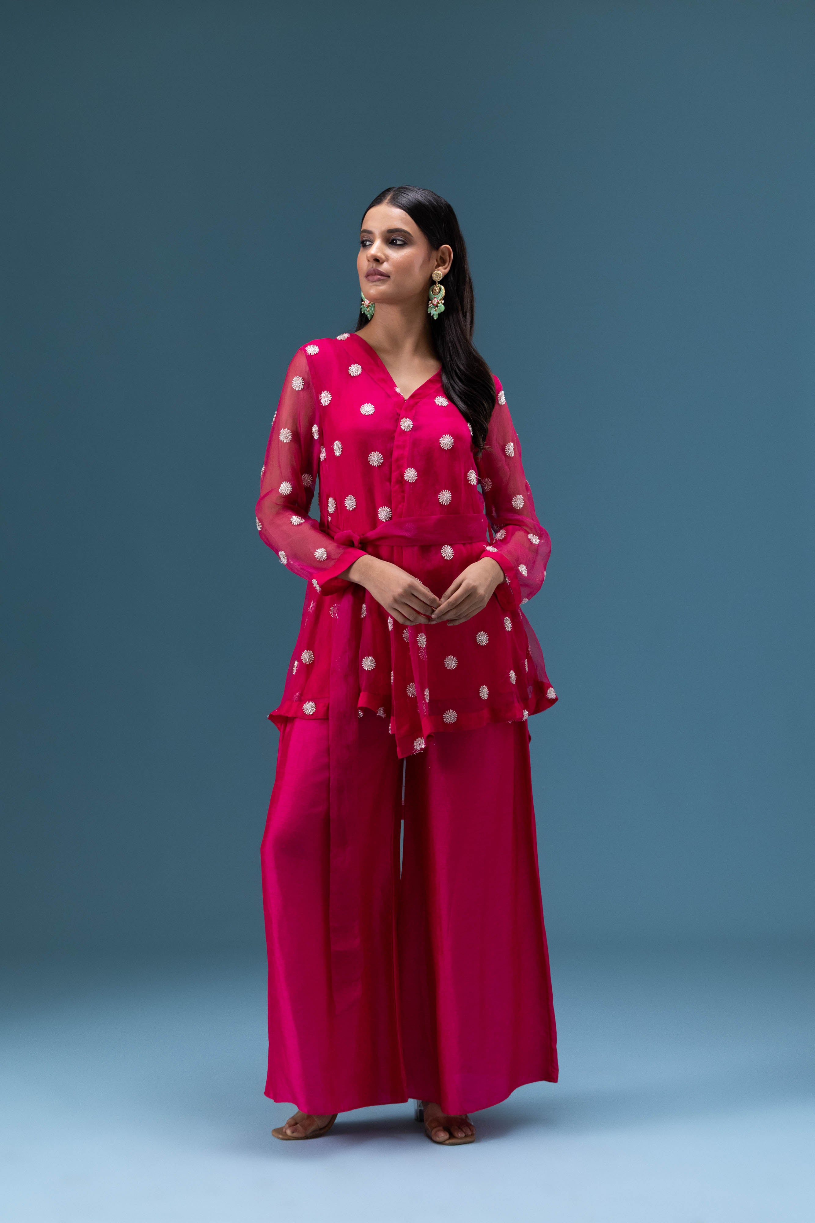Meher Fuchsia Co-ord Set