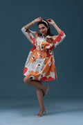 Floral Printed Short Dress