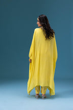 Aafreen Lemon Kaftan Set