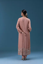 Gulnaar Blush Embroidered Kurta Set