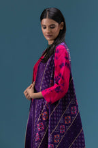 Riwaayat Magenta Drape 3-Piece Set