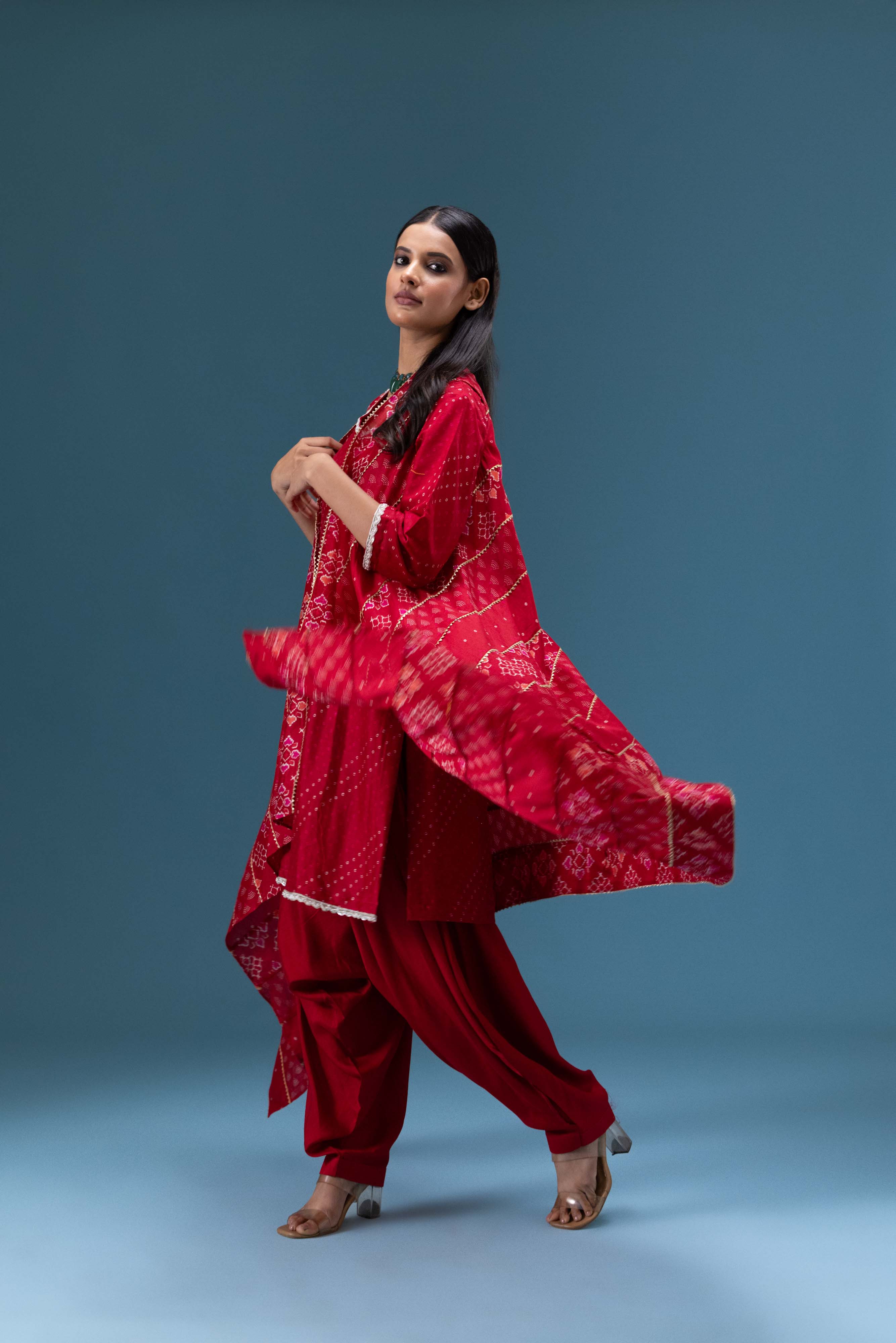 Riwaayat Red Drape 3-Piece Set
